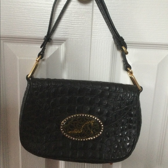 Debbie Brooks embossed leather small shoulder bag - Picture 3 of 4